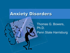 Anxiety Disorders - Personal.psu.edu