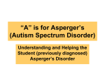 is for Asperger`s