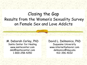 Slide 1 - Society for the Advancement of Sexual Health