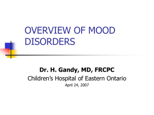 Mood Disorder (Child)
