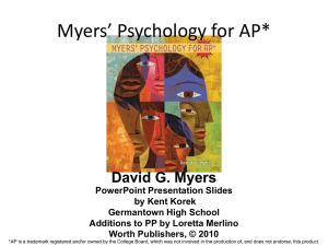 AP PP Meyers disorders - Unit 12