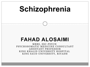 7-Schizophrenia lecture 2