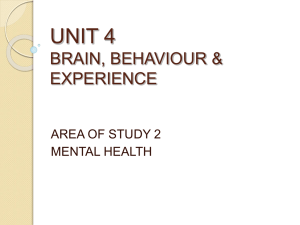 categorical approach - Units 3 & 4 Psychology