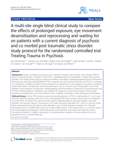 A multi-site single blind clinical study to compare