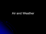 Air and Weather - Beaver Dam Elementary