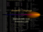 Assembly Language -- part 1 - The University of Texas at Dallas