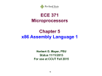 uP Assembly Language 1