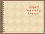 Computer Language ppt
