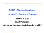 CS61C - Lecture 13