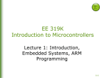 Chapter 1: Introduction, Embedded Systems