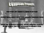 Egyptian Dynasties