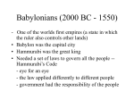 Babylonians (2000 BC