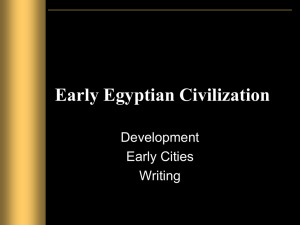 Early Egyptian Civilization