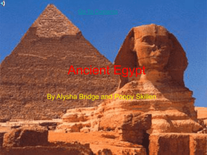 Ancient Egypt - Broughton Primary School