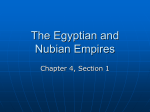 The Egyptian and Nubian Empires