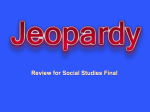 POWERPOINT JEOPARDY - White Plains Public Schools