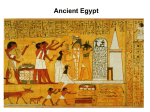 Notes: Ancient Egypt