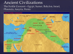 Ancient Egypt & the Fertile Crescent