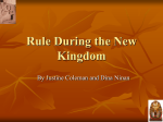Rule During the New Kingdom - ep