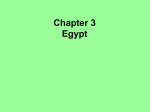 Chapter 3 Egypt
