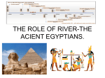 the role of river-the acient egyptians.