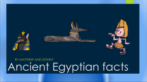 Ancient Egyptian facts