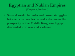 Egyptian & Nubian Empires