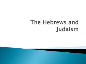 The Hebrews and Judaism Shorter