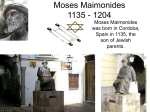 Moses Maimonides - St Joseph's College, Banora Point
