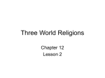 Three World Religions
