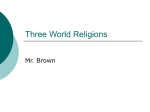 Three World Religions