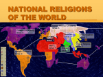 NATIONAL RELIGIONS OF THE WORLD