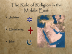 The role of religion in the middle east