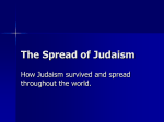 The Struggle To Preserve Judaism
