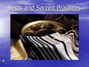 Sects and Sacred Practices