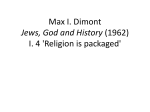 Max I. Dimont Jews, God and History (1962) I. 4