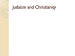 Judaism and Christianity