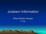 Judaism - Ethan Morton-Graught