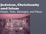 Judaism Christianity and Islam 090110