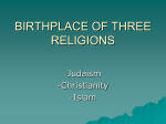 3 religions, birthplace, 2011