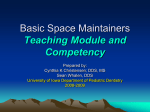 Concepts in Space Management