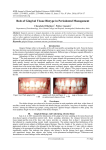 IOSR Journal of Dental and Medical Sciences (IOSR-JDMS)
