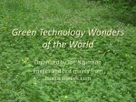 Green Technology Wonders of the World