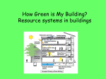 How Green is My Building? Resource systems in buildings