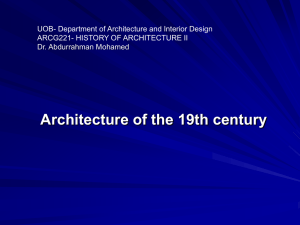 Architecture of the 19th century