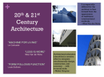 20th & 21st Century Architecture
