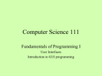 4-User Interfaces and GUI Programming
