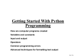 Getting Started With Pascal Programming