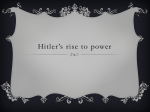Hitler’s rise to power - Gertz
