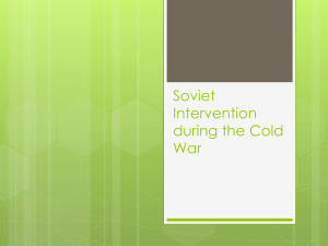 Soviet Acts of Aggression during the Cold War